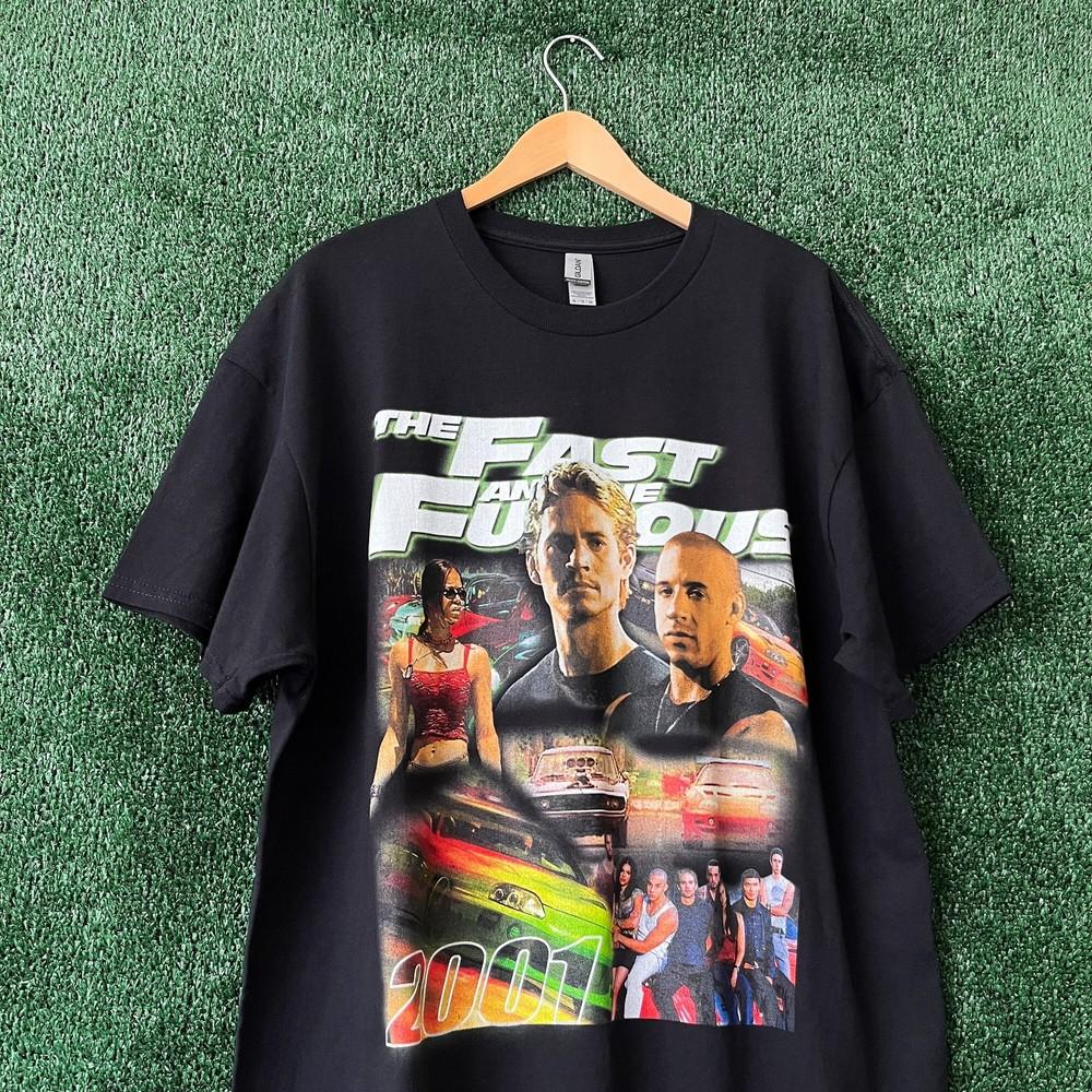 

The Fast and the Furious 2001 Movie Cotton Black Unisex T-shirt VM8217 Unisex T-Shirt XXXL