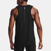 Under Armour Speed Stride Shock Quick-Dry Breathable Running Tank Men Tops Black 1356175-001