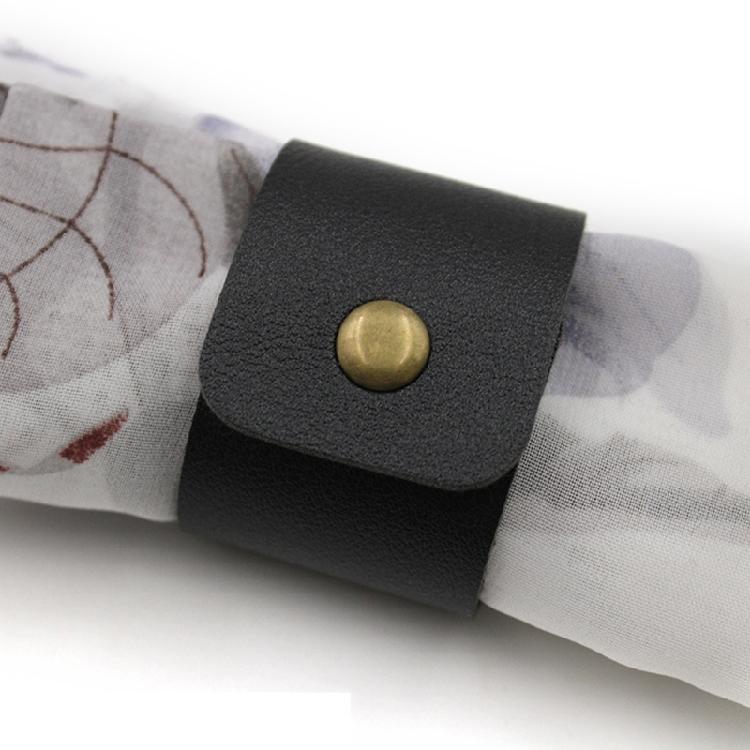 Set Of 6 PU Leather Napkin Rings Napkin Holders Elegant Dinner Table Decoration for Weddings Tableware Accessories
