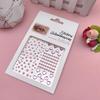 Glitter Face Rhinestone Sticker Self Adhesive Body Bling Stickers Festival Eye Jewels Decoratio G7A7