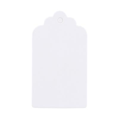 100x Blank Kraft Paper Hang Tags Wedding Party Favour Label Price Gift Cards