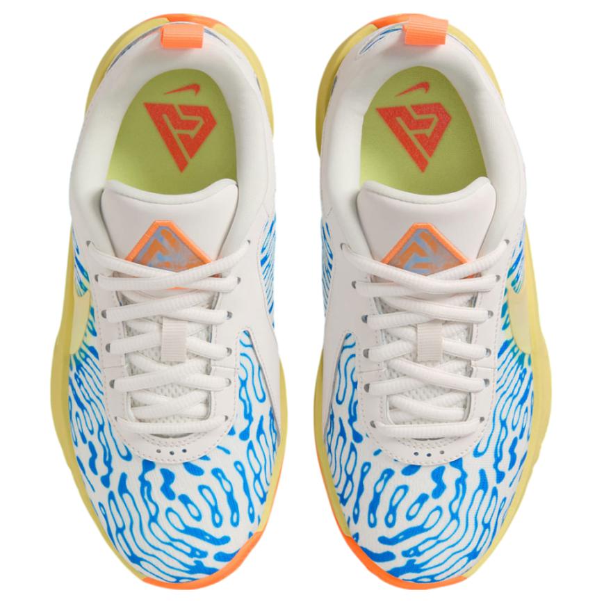 Nike Giannis Freak 6 SE GS Lenticular Kids Sneakers White Phantom Total-Orange HF1178-001