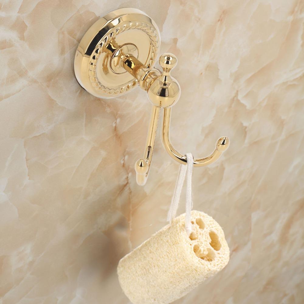 Golden Robe Hook Durable Towel Hook Vintage Accessories Coat Hook Hanging Accessories