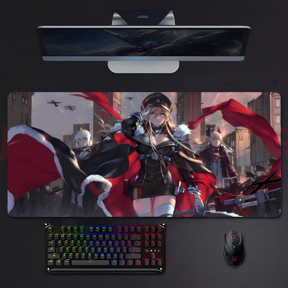 Game Anime AAzur LLane Mouse Pad Large Gaming Mousepad With Stitched Edges Thickened Desk Mat Pc