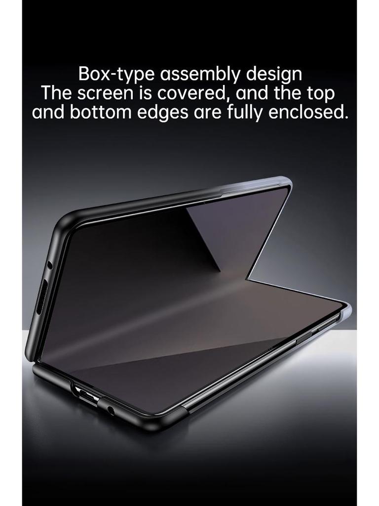 Samsung Z Fold7 Frosted Magnetic Case with Ring Holder – Skin-Feel Protective Cover
