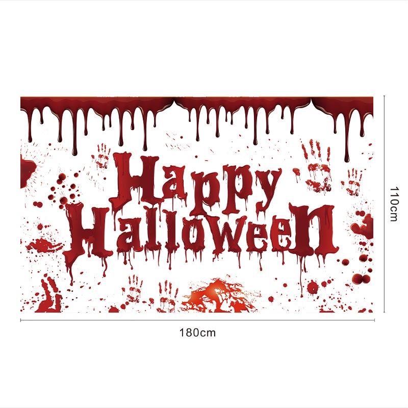 High-quality Polyester Halloween Banner For Spooky Party Decor
