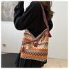 Ethnic Style Tote Bag For Women With Tassel For Daily Use