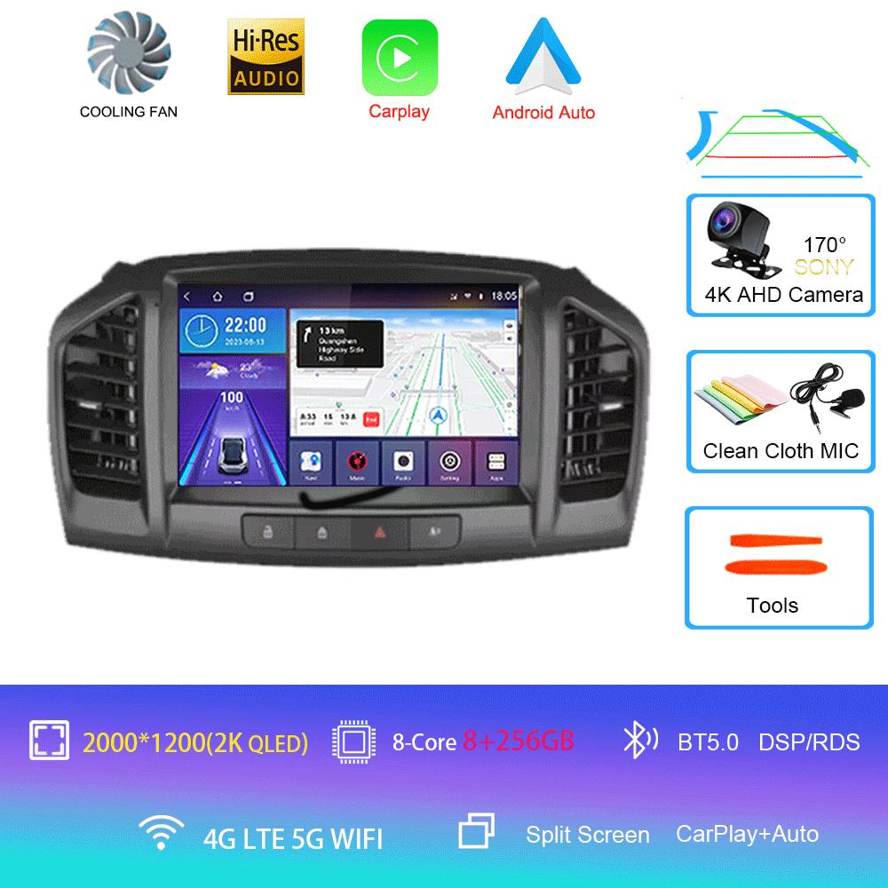 Android13 Car Radio Carplay For Buick Regal 2009-2013/Opel Insignia 2008-2012 Navigation Multimedia Video Player WIFI 360 camera