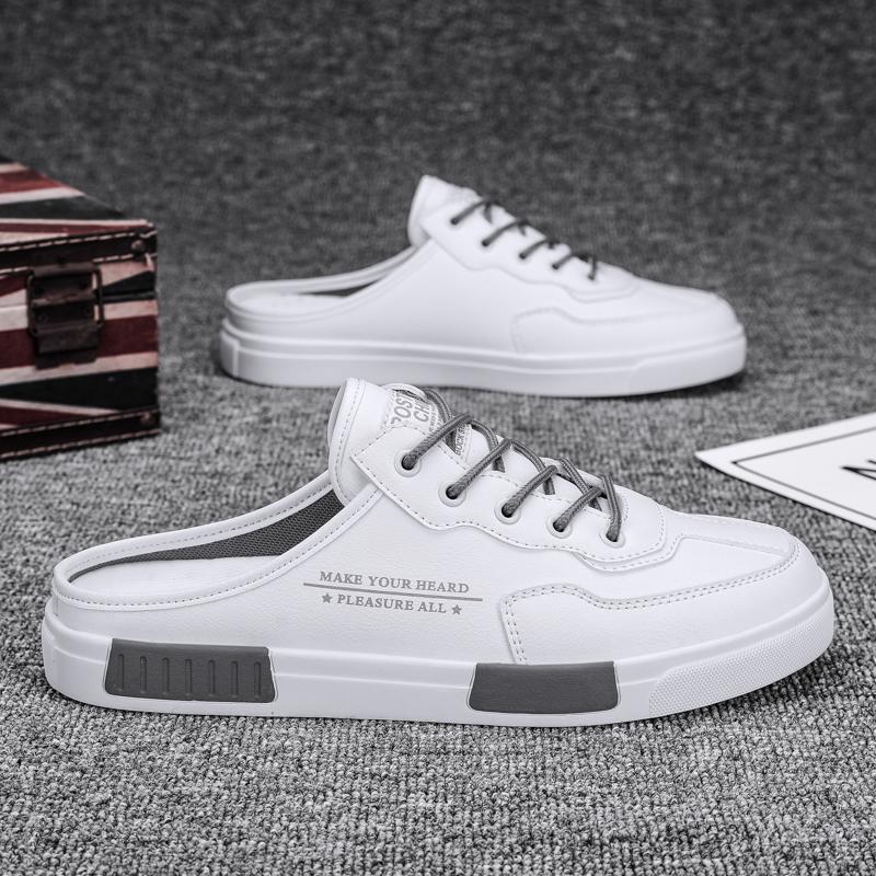 Fashion Men's Fashion Soft-soled Half Slippers Summer Men Trendy Bottom Casual Shoes Soft Sole Support Shoes Sneakers Zapatos De Hombre