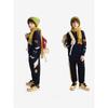 Mqd Kidsren's Clothing Boys' Sweaters 2025 Winter New Style Lapel Knitwear Kidsren's Preppy Style Jacquard Knitwear