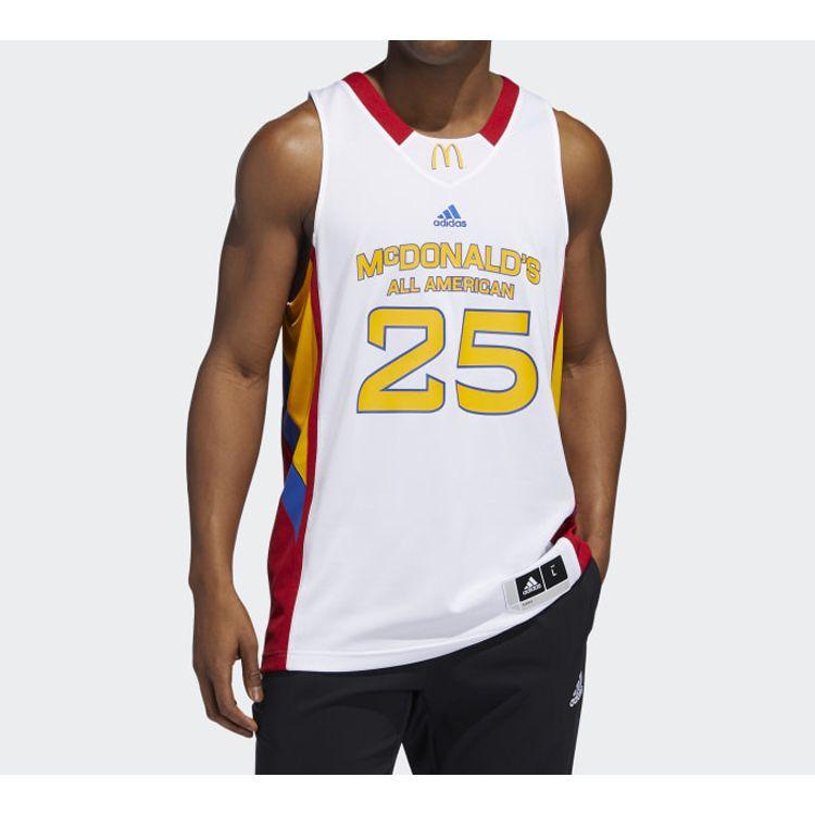 adidas Canotta da Basket Performance Derrick Rose Mcdonalds All-Star Game Home Uomo Top Bianco GJ0073
