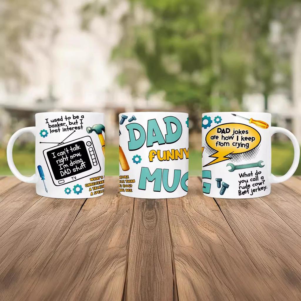 Father's Day gift ceramic coffee mug self-love tea cup