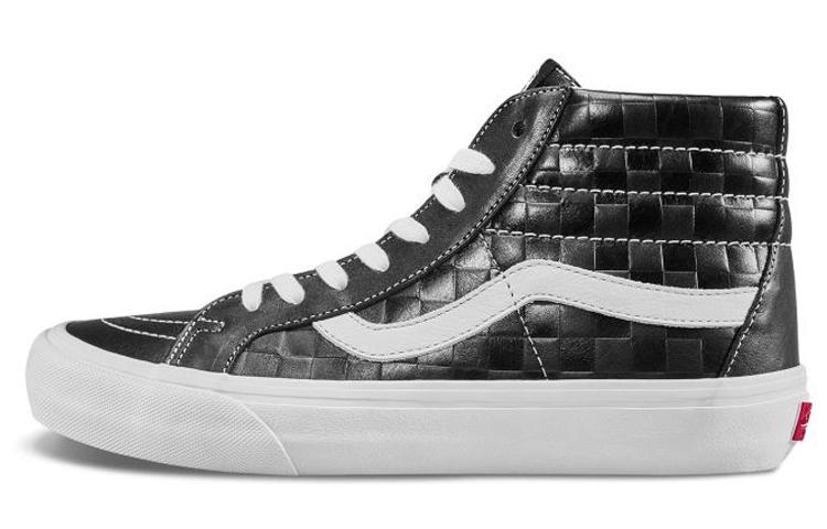 Sk8 Vans-Hi Reissue 6 Тисненая клетка - Черный VN0A4BVGXKU 40