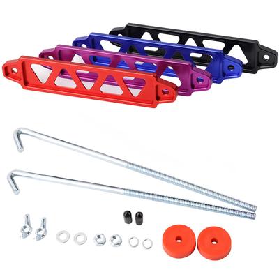 218mm / 190mm Alüminyum Evrensel Akü Otomobil Aküsü Sabitleme Bağlama Montaj Tutucu Braket Destek Çubuğu Honda Civic EK için
