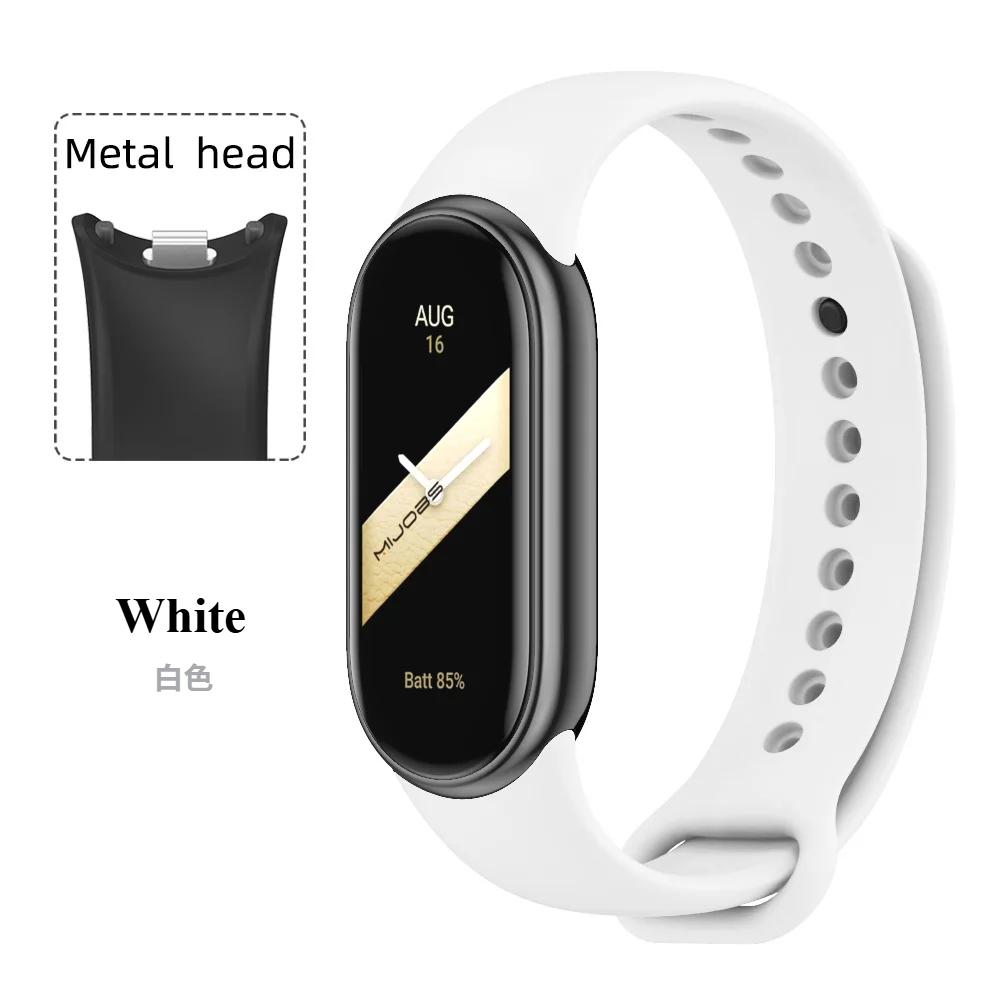 Sport Silicone Strap for Xiaomi Mi Band 9 NFC Replacement Bracelet Belt for Xiaomi Mi Band 8/9/10 Wriststrap Smart Watch Accessories