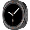 Metal Protective Case for Samsung Galaxy Watch 8 40mm, Black/Orange