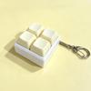 Mini 4 Keys Mechanical Keyboard Fidget Keychain Satisfying Click Sound Unique Gift for Keyboard Enthusiasts Friends
