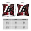 Charles Leclerc Poster 16 Racing Car Pillowcase Soft Fabric Cushion Cover Decoration Throw Pillow Case Cover Home Square 40X40cm