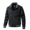 Thin Single-layer Jacket Stand-up Collar Jacket Men's Men's Spring and Autumn Slim-fitting Popular Business Men's Clothing