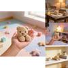 Mini Bear Plush Doll With Soft Fabric For Children Gift And Collectible Decor