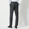 SANSAN Men's Autumn/Winter Wool Blend Plaid Business Casual Straight-Fit Pants