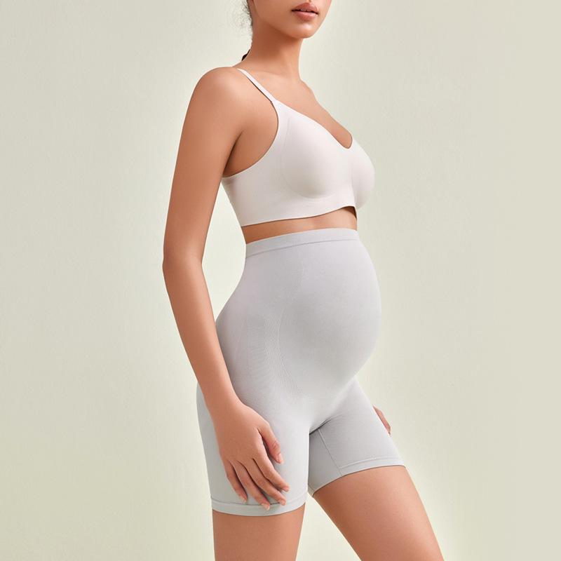 New Style High-Waisted Two-in-One Maternity Safety Pants - Plus Size, Crotch-Enhanced Underwear for Women