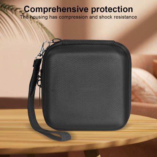 Speaker Carrying Case for Tribit StormBox Micro EVA Hard Shell Zipper Case Portable Travel Wireless Speaker Storage Bag Protector Organizer