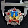 Metal material medal, badge, diameter 7.3 centimeters, weight 56 grams