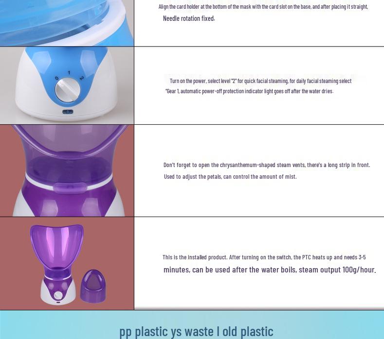 Home Facial Steamer & Humidifier for Moisturizing and Beauty Care