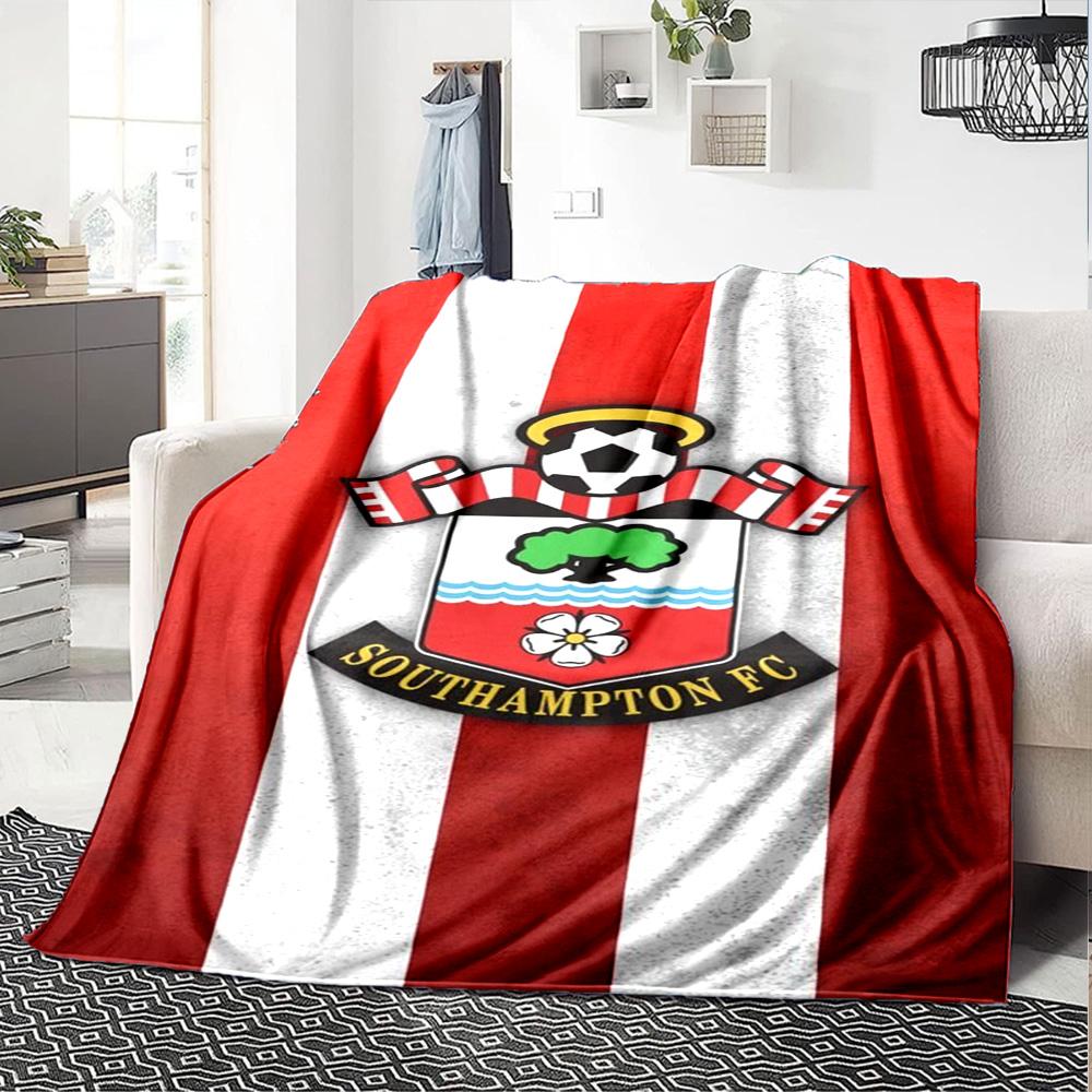 Southampton Print Flannel Blanket High Quality Warm Comfortable Cover for All Seasons Perfect for Gifts Home Decor