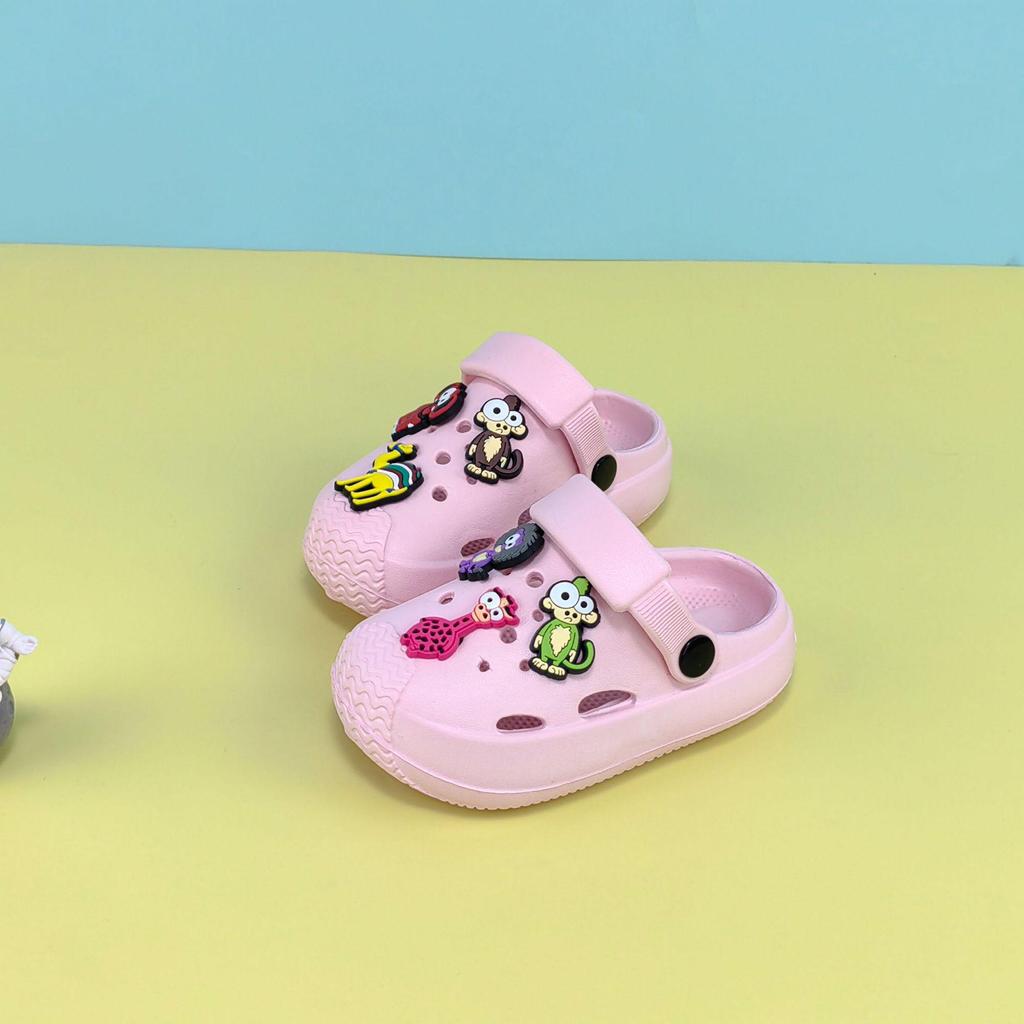 Kids' Cartoon Clog Sandals: Summer Beach & Indoor, Cute for Boys & Girls