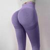Peach Seamless High-Waist Butt-Lifting Yoga Leggings for Women