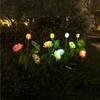 Plug in Light Solar Lotus Light Solar Powered Garden Lights Solar Powered Light  Balcony Atmosphere