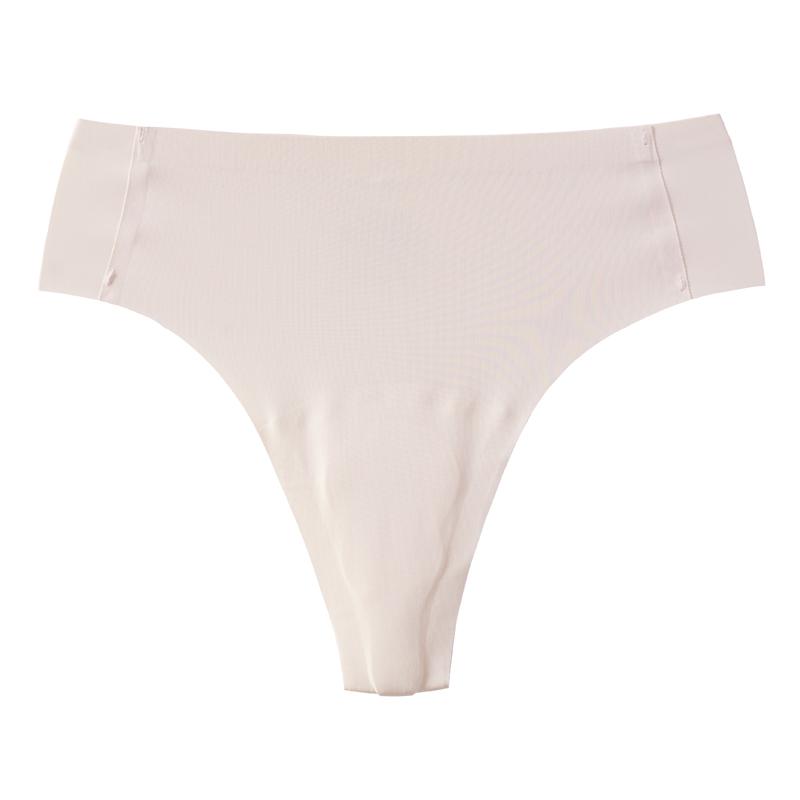 CINOON Sexy Women's Ice Silk Thongs Low-Waisted Breathable Sport G-string Female Seamless Yoga Quick-Drying Briefs