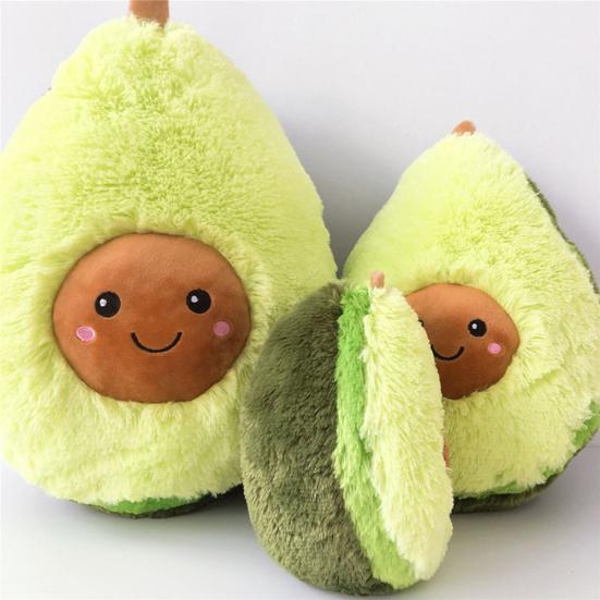 Cute Avocado Fruits Plush Stuffed Dolls Toy Cushion Throw Pillow Children Gift