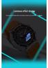 Sanda Octagonal Transparent Multifunctional Waterproof Unisex Wristwatch