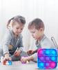 Push Pop Squeeze Push Pop Fidget Educational Stress Intelligence Festival 24 Toys, Keychains, Set, Toys, Bubble-Sensing, Toy, Relief, Development,