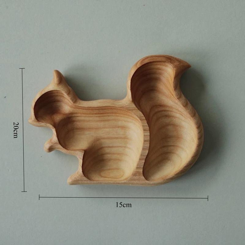 

Creative Wooden Craft Tray Cute Animal Fruit Shaped Tray Home Dining Table Cookie Tray Desktop Handmade Wooden Trays Decorations