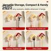 Punch Free Toothbrush Rack Cartoon House Holder, Wall Mounted Bathroom Organizer, Suspended Cute Storage Drainage Drying for Electric And Manual