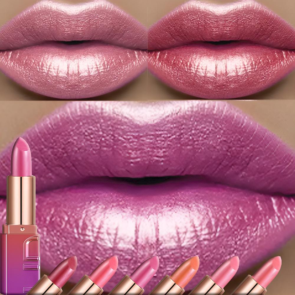 Rossetto Lucidalabbra Perlato Scintillante Scintille Dorate Ultra Pigmentato Tinta Labbra Metallica Glamour Diamante Lusso Audace Glitter Trucco Labbra