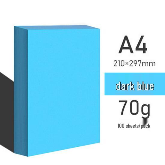 A4 Colored Cardstock for Office, Origami, Kindergarten, Student DIY 