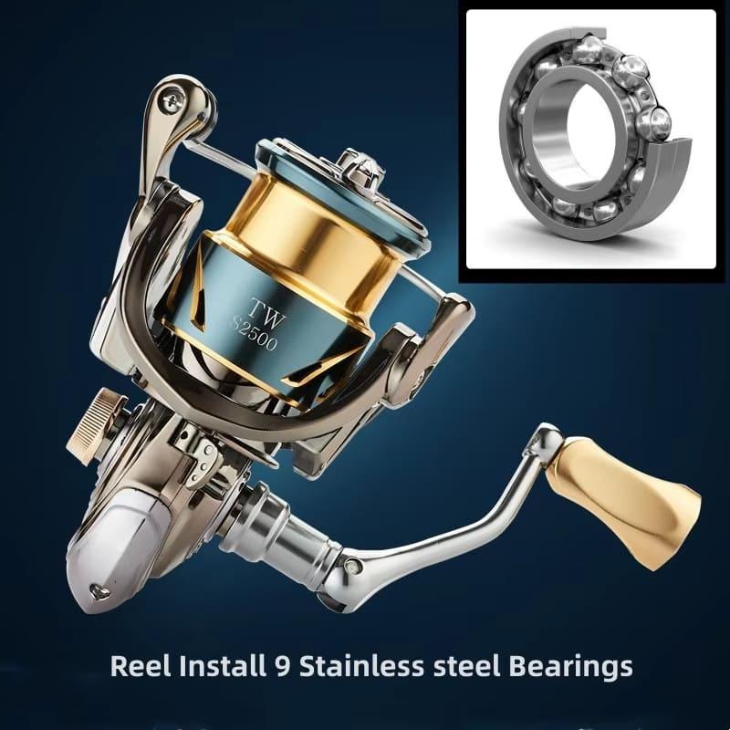 Mulinetă de filare Mavllos Chaser Trout, putere de tragere 15 kg raport 5.1:1 mulinetă de filare de bas ultra ușoară, undiță de pescuit Snapper