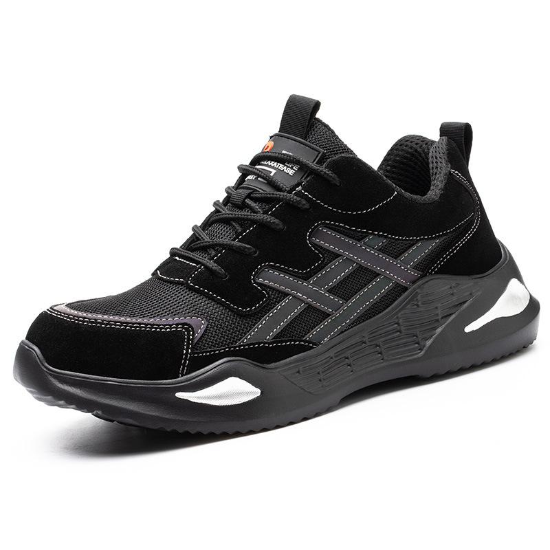 

Рабочая обувь для мужчин и женщин, дышащая, со стальным носком, противоударная и проколостойкая, защитная обувь 46