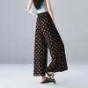 SOFSIL Women's Retro Polka Dot Wide-Leg Pants
