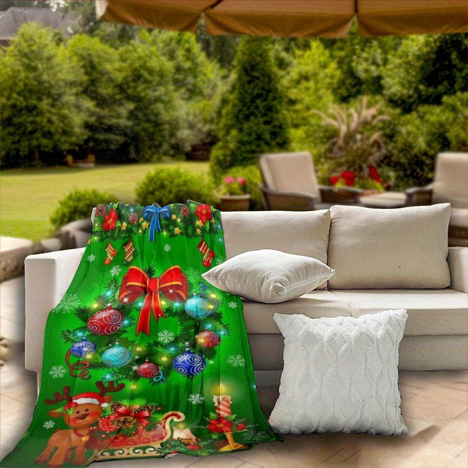 Christmas Celebration Joy Blanket Cozy Flannel Throw for Holiday Cheer AllSeason Comfort Festive Tradition Gift