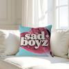 Sad Boyz Pillow Case Removable Washable Cushion Cover – All-Season Soft Linen