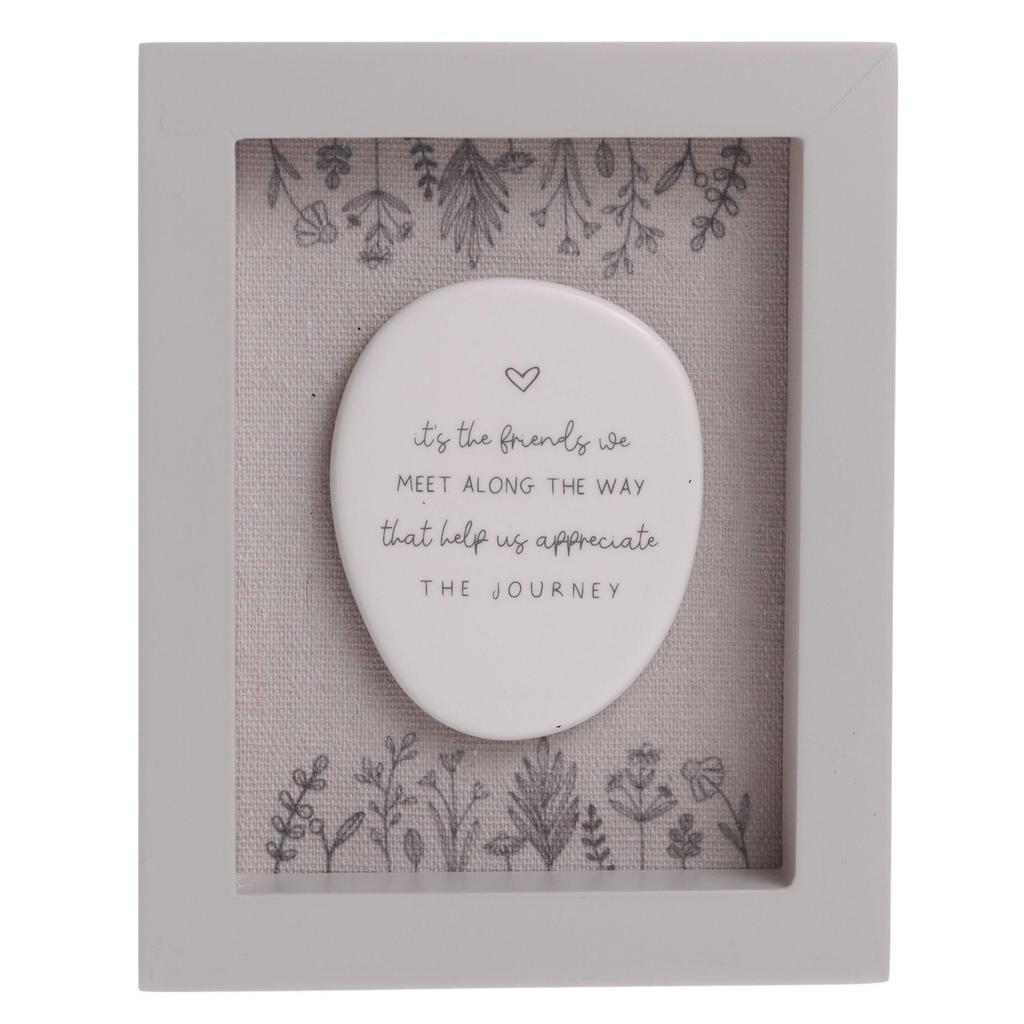 Celebrations Moments Friends Journey Framed Plaque