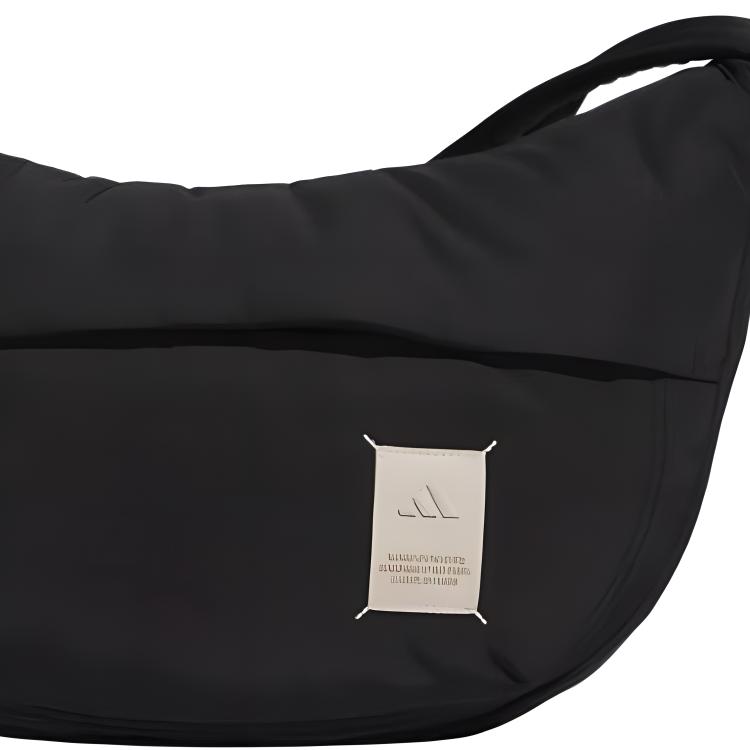New Adidas Recycled Polyester Shoulder Bag Women's Black JF0732
