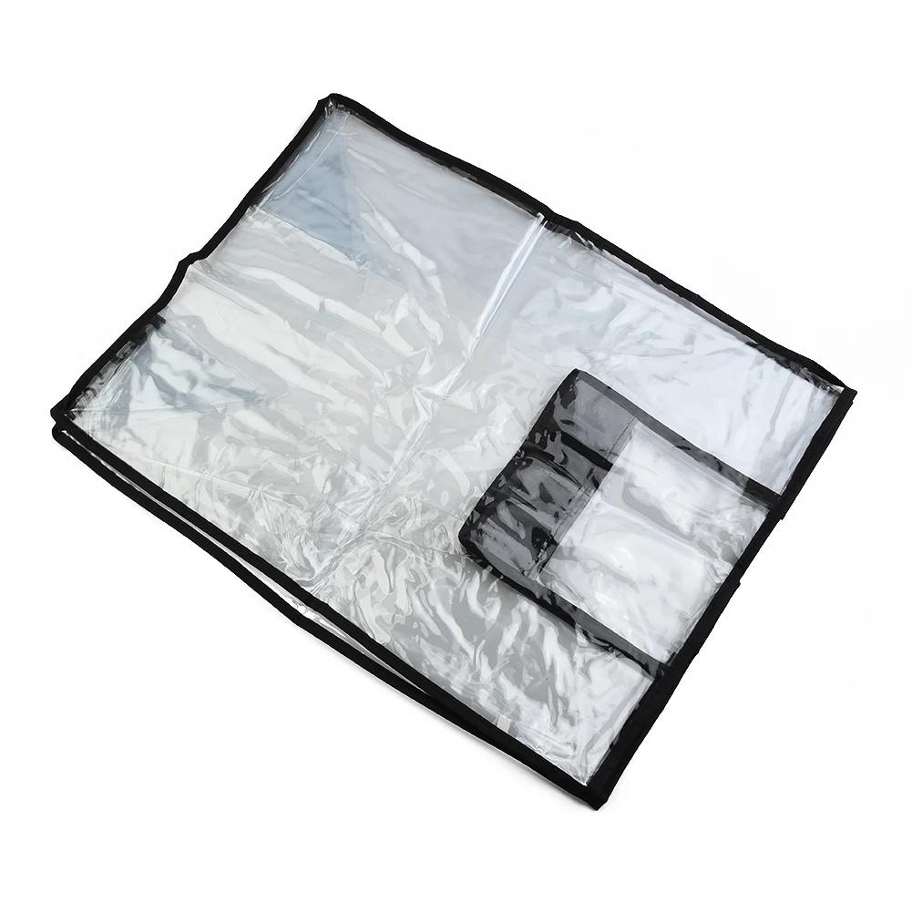 

Protector Luggage Cover Clear Dust Thickened Transparent+black 1pcs Anti-scratch Baggage Cover Case Cover Luggage 24 inch