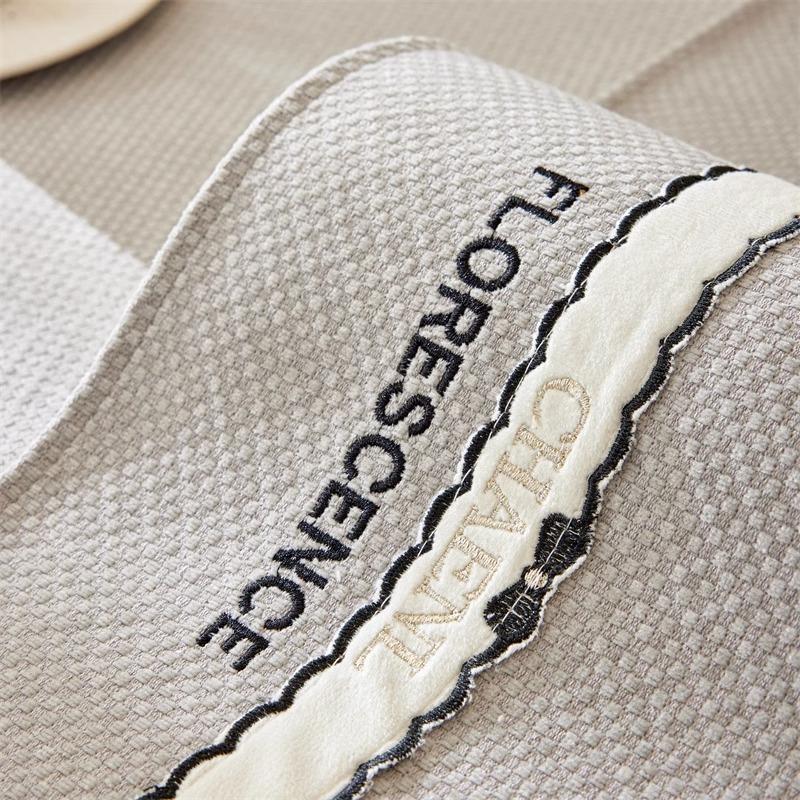 Chenille Sofa Cushion French Four Seasons Universal Non-Slip Sofa Cover Cloth Cover Cover Dustproof High Grade Gray Cushion